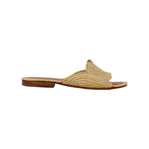 Open image in slideshow, Carrie Forbes NAIMA shoe in Natural, side view
