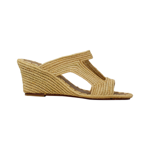 Open image in slideshow, Carrie Forbes TIJA shoe in Natural, side view
